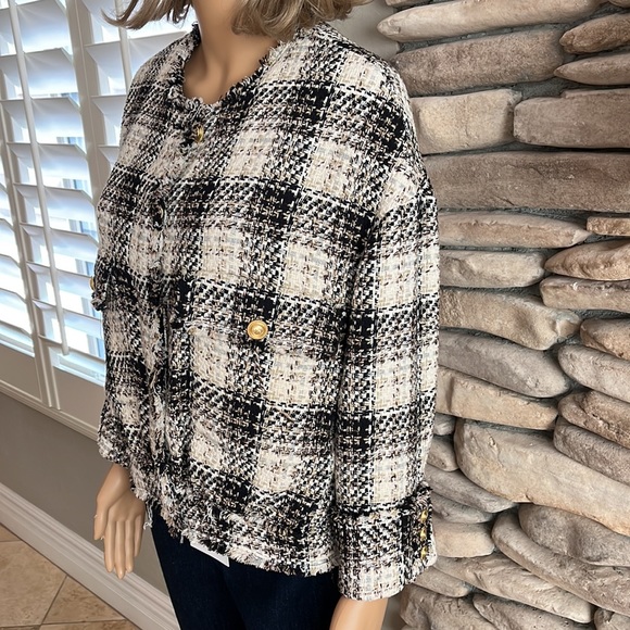 Zara tweed jacket S - Picture 4 of 12